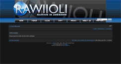 Desktop Screenshot of forum.rawiioli.de
